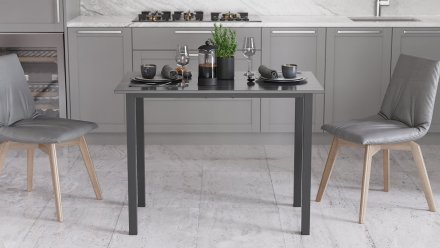 Стіл універсальний Knap Ferrum-decor 750x1000x700 Чорний метал ДСП Сосна Кембра 16 мм (FRD-106369)