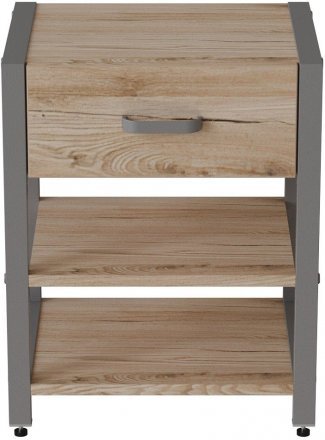 Тумба універсальна Ferrum-decor Вів'єн 1/2 50x41x40 сірий ДСП Дуб Сан-Марино 16мм (FRD-104134)