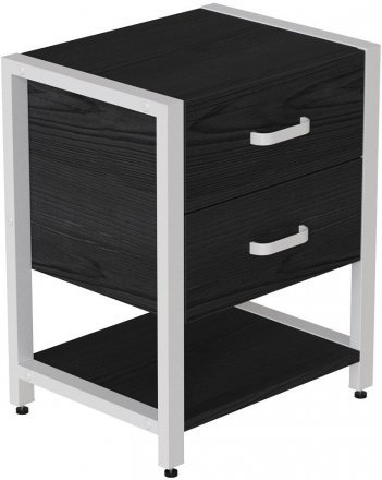 Тумба універсальна Ferrum-decor Вів'єн 2/1 50x41x40 білий ДСП Сосна Кембра 16мм (FRD-104180) Тумба універсальна Ferrum-decor Вів'єн 2/1 50x41x40 білий ДСП Сосна Кембра 16мм (FRD-104180)