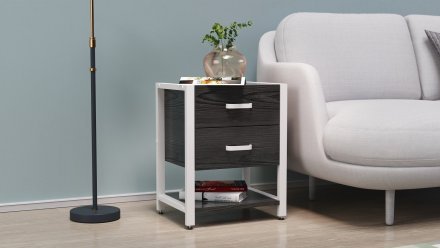 Тумба універсальна Ferrum-decor Вів'єн 2/1 50x41x40 білий ДСП Сосна Кембра 16мм (FRD-104180) Тумба універсальна Ferrum-decor Вів'єн 2/1 50x41x40 білий ДСП Сосна Кембра 16мм (FRD-104180)