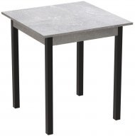 Стіл кухонний Ferrum-decor Дієго 75x90x90 Чорний ДСП Бетон 16мм (FRD-105581) Стіл кухонний Ferrum-decor Дієго 75x90x90 Чорний ДСП Бетон 16мм (FRD-105581)