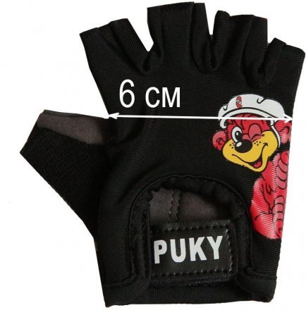 Велоперчатки Puky S (2-4) 9474 чорний Велоперчатки Puky S (2-4) 9474 чорний
