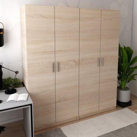 Комплект шаф для одягу Doros Промо (2 шт.) 180х48х204 см Дуб сонома (DRS-011210) Комплект шаф для одягу Doros Промо (2 шт.) 180х48х204 см Дуб сонома (DRS-011210)