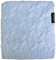 Плед плетений Premium Merino 80x100 см Baby Blue lullalove-0654 Плед плетений Premium Merino 80x100 см Baby Blue lullalove-0654