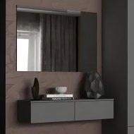 Комплект меблів Doros Левія + дзеркало Графіт 100х32х100 (DRS-011842) Комплект меблів Doros Левія + дзеркало Графіт 100х32х100 (DRS-011842)