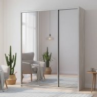 Шафа-купе Doros City Light Сосна Натти 3 Дзеркала 225х60х225 (DRS-011974)
