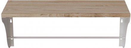 Настінна полиця Ferrum-decor Комфі 260x500x240 метал Білий ДСП Дуб Сан-Марино 16 мм (FRD-102724) Настінна полиця Ferrum-decor Комфі 260x500x240 метал Білий ДСП Дуб Сан-Марино 16 мм (FRD-102724)