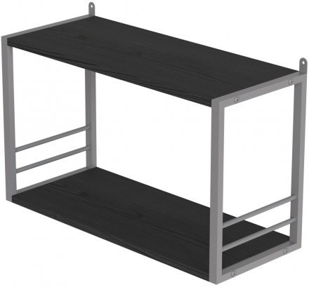 Книжкова полиця універсальна Ferrum-decor Стім 1 38x63x26 сірий ДСП Сосна Кембра 16мм (FRD-104102) Книжкова полиця універсальна Ferrum-decor Стім 1 38x63x26 сірий ДСП Сосна Кембра 16мм (FRD-104102)