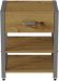 Тумба універсальна Ferrum-decor Вів'єн 1/2 50x41x40 сірий ДСП Дуб Артизан 16мм (FRD-104135)