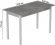 Стіл кухонний Ferrum-decor Маріо 75x120x60 Білий ДСП Бетон 16мм (FRD-105582)