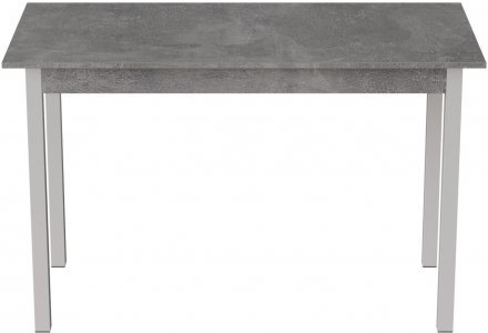 Стіл кухонний Ferrum-decor Маріо 75x120x60 Білий ДСП Бетон 16мм (FRD-105582)