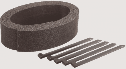 Декоративний бордюр для саду 9х0, 5х600 см сіро-коричневий EU4000002 Декоративний бордюр для саду 9х0, 5х600 см сіро-коричневий EU4000002