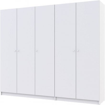Комплект шаф для одягу Doros Промо (2 шт.) 225х48х204 см Білий (DRS-011211)