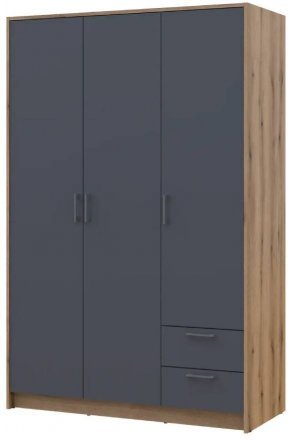 Шафа для одягу Doros Ронді Дуб Артизан/Графіт 3ДСП 121х52х195 DRS-011658 (80737814) Шафа для одягу Doros Ронді Дуб Артизан/Графіт 3ДСП 121х52х195 DRS-011658 (80737814)