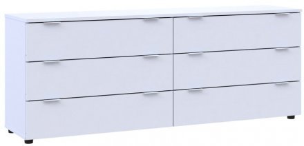 Комод Doros Рон 9 Білий 6 Ящиків 160х38х62 DRS-011777 (41516175) Комод Doros Рон 9 Білий 6 Ящиків 160х38х62 DRS-011777 (41516175)