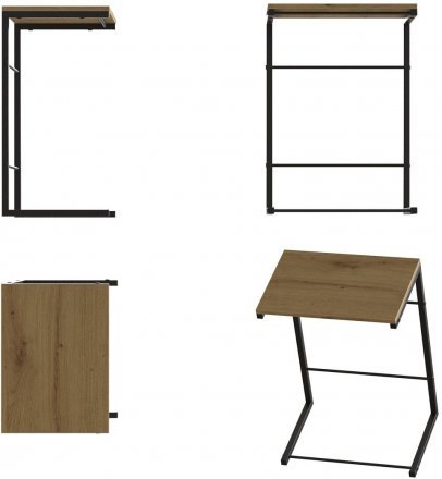 Столик приставний Террі Ferrum-decor 650x440x330 Чорний метал ДСП Дуб Артизан 16 мм (FRD-104653) Столик приставний Террі Ferrum-decor 650x440x330 Чорний метал ДСП Дуб Артизан 16 мм (FRD-104653)