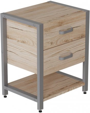 Тумба універсальна Ferrum-decor Вів'єн 2/1 50x41x40 сірий ДСП Дуб Сан-Марино 16мм (FRD-104182) Тумба універсальна Ferrum-decor Вів'єн 2/1 50x41x40 сірий ДСП Дуб Сан-Марино 16мм (FRD-104182)