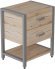 Тумба універсальна Ferrum-decor Вів'єн 2/1 50x41x40 сірий ДСП Дуб Сан-Марино 16мм (FRD-104182)