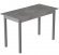 Стіл кухонний Ferrum-decor Маріо 75x120x60 Сірий ДСП Бетон 16мм (FRD-105583)