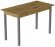 Стіл кухонний Ferrum-decor Маріо 75x120x60 Сірий ДСП Дуб Артизан 16мм (FRD-105725)