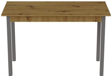 Стіл кухонний Ferrum-decor Маріо 75x120x60 Сірий ДСП Дуб Артизан 16мм (FRD-105725)