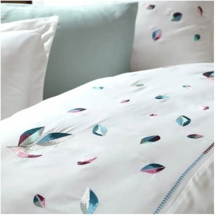 Постільна білизна сатин з вишивкою Melodi євро svt-2000022294898 Постільна білизна сатин з вишивкою Melodi євро svt-2000022294898