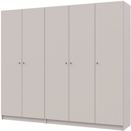 Комплект шаф для одягу Doros Промо (2 шт.) 225х48х204 см Кашемір (DRS-011212)