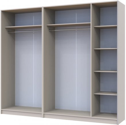 Комплект шаф для одягу Doros Промо (2 шт.) 225х48х204 см Кашемір (DRS-011212)