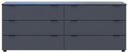 Комод Doros Рон 9 Графіт 6 Ящиків 160х38х62 DRS-011778 (41516176) Комод Doros Рон 9 Графіт 6 Ящиків 160х38х62 DRS-011778 (41516176)