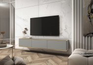 Тумба під телевізор навісна Perfect Home Оро / Oro 3-дверна RTV175 Сірий (PFH-091360) Тумба під телевізор навісна Perfect Home Оро / Oro 3-дверна RTV175 Сірий (PFH-091360)
