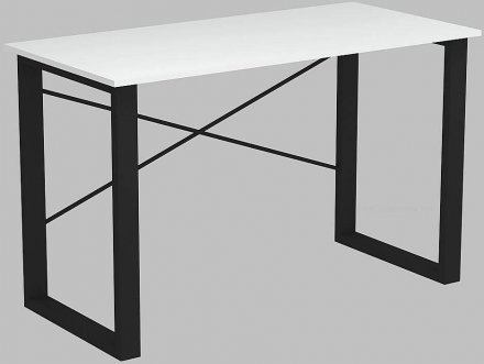 Письмовий стіл Ferrum-decor Драйв 750x1400x600 Чорний метал ДСП Біле 16 мм (FRD-103129) Письмовий стіл Ferrum-decor Драйв 750x1400x600 Чорний метал ДСП Біле 16 мм (FRD-103129)
