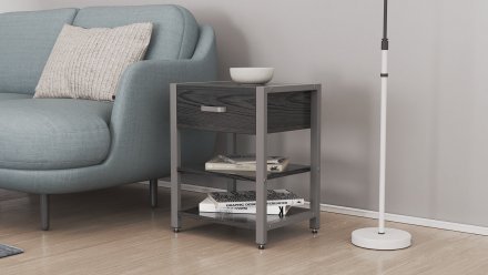 Тумба універсальна Ferrum-decor Вів'єн 1/2 50x41x40 сірий ДСП Сосна Кембра 16мм (FRD-104138) Тумба універсальна Ferrum-decor Вів'єн 1/2 50x41x40 сірий ДСП Сосна Кембра 16мм (FRD-104138)