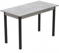 Стіл кухонний Ferrum-decor Маріо 75x120x60 Чорний ДСП Бетон 16мм (FRD-105584) Стіл кухонний Ferrum-decor Маріо 75x120x60 Чорний ДСП Бетон 16мм (FRD-105584)