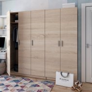 Комплект шаф для одягу Doros Промо (2 шт.) 225х48х204 см Дуб сонома (DRS-011214) Комплект шаф для одягу Doros Промо (2 шт.) 225х48х204 см Дуб сонома (DRS-011214)