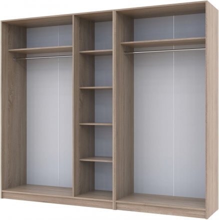 Комплект шаф для одягу Doros Промо (2 шт.) 225х48х204 см Дуб сонома (DRS-011214)