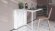 Стіл-книга трансформер Оріон 2 Ferrum-decor 750x1520x730 Білий метал ДСП Біле 16 мм (FRD-104590)