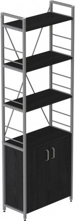 Етажерка 4/60 Ferrum-decor Серії Конект із тумбою 179x60x28 Сірий ДСП Сосна Кембра (FRD-102479) Етажерка 4/60 Ferrum-decor Серії Конект із тумбою 179x60x28 Сірий ДСП Сосна Кембра (FRD-102479)