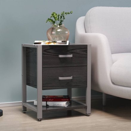 Тумба універсальна Ferrum-decor Вів'єн 2/1 50x41x40 сірий ДСП Сосна Кембра 16мм (FRD-104185) Тумба універсальна Ferrum-decor Вів'єн 2/1 50x41x40 сірий ДСП Сосна Кембра 16мм (FRD-104185)