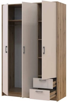 Шафа для одягу Doros Ронді Дуб Артизан/Кашемір 3ДСП 121х52х195 DRS-011661 (80737815) Шафа для одягу Doros Ронді Дуб Артизан/Кашемір 3ДСП 121х52х195 DRS-011661 (80737815)