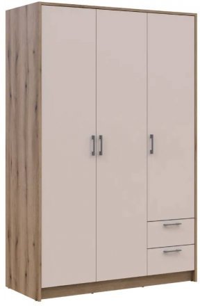 Шафа для одягу Doros Ронді Дуб Артизан/Кашемір 3ДСП 121х52х195 DRS-011661 (80737815) Шафа для одягу Doros Ронді Дуб Артизан/Кашемір 3ДСП 121х52х195 DRS-011661 (80737815)