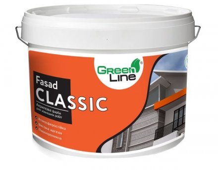 Фасадна акрилова фарба Fasad Classic 3 л. Фасадна акрилова фарба Fasad Classic 3 л.