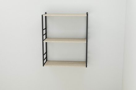 Книжкова полиця універсальна Ferrum-decor Стім 2 74x63x26 чорний ДСП Дуб Сонома 16мм (FRD-104106) Книжкова полиця універсальна Ferrum-decor Стім 2 74x63x26 чорний ДСП Дуб Сонома 16мм (FRD-104106)