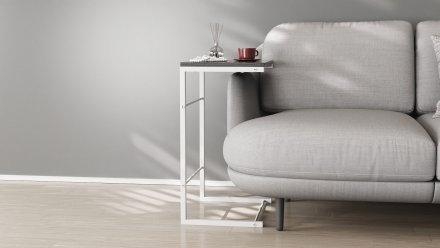 Столик приставний Террі Ferrum-decor 650x440x330 Білий метал ДСП Сосна Кембра 16 мм (FRD-104657) Столик приставний Террі Ferrum-decor 650x440x330 Білий метал ДСП Сосна Кембра 16 мм (FRD-104657)