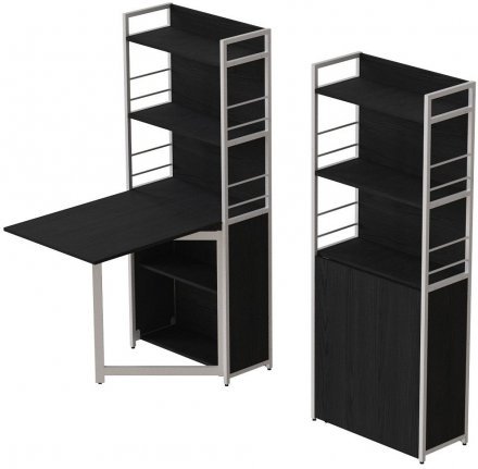 Стіл книжка з етажеркою Практик 2 Ferrum-decor 1555x640x990 Білий метал ДСП Сосна Кембра 16 мм (FRD-104634) Стіл книжка з етажеркою Практик 2 Ferrum-decor 1555x640x990 Білий метал ДСП Сосна Кембра 16 мм (FRD-104634)