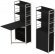 Стіл книжка з етажеркою Практик 2 Ferrum-decor 1555x640x990 Білий метал ДСП Сосна Кембра 16 мм (FRD-104634)