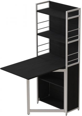 Стіл книжка з етажеркою Практик 2 Ferrum-decor 1555x640x990 Білий метал ДСП Сосна Кембра 16 мм (FRD-104634) Стіл книжка з етажеркою Практик 2 Ferrum-decor 1555x640x990 Білий метал ДСП Сосна Кембра 16 мм (FRD-104634)
