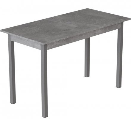 Стіл кухонний Ferrum-decor Маріо 75x120x70 Сірий ДСП Бетон 16мм (FRD-105586) Стіл кухонний Ferrum-decor Маріо 75x120x70 Сірий ДСП Бетон 16мм (FRD-105586)