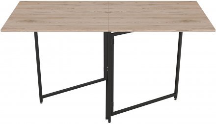 Стіл трансформер книга Панама Ferrum-decor 75x148x68 Чорний метал ДСП Дуб Сан-Марино 16 мм (FRD-106830) Стіл трансформер книга Панама Ferrum-decor 75x148x68 Чорний метал ДСП Дуб Сан-Марино 16 мм (FRD-106830)