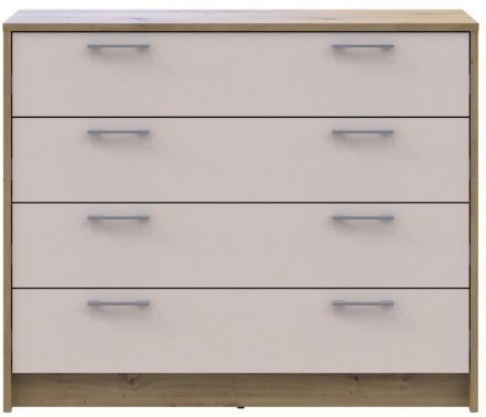 Комод Doros Ронді Дуб Артизан/Кашемір 4 ящики 100х40х82 DRS-011782 (41516187) Комод Doros Ронді Дуб Артизан/Кашемір 4 ящики 100х40х82 DRS-011782 (41516187)