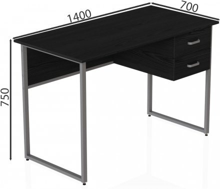 Комп'ютерний стіл Ferrum-decor Дакота 75x140x70 сірий ДСП Сосна Кембра 32мм (FRD-102357) Комп'ютерний стіл Ferrum-decor Дакота 75x140x70 сірий ДСП Сосна Кембра 32мм (FRD-102357)